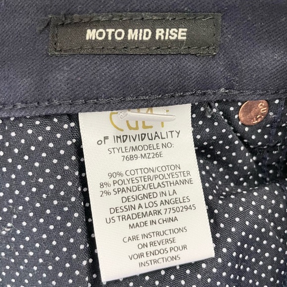Cult of Individuality Moto Mid Rise Jeans 24 - Picture 5 of 8